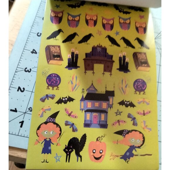 Holiday Home Bewitching Sticker Book Halloween Party 305 Count - Picture 2 of 9